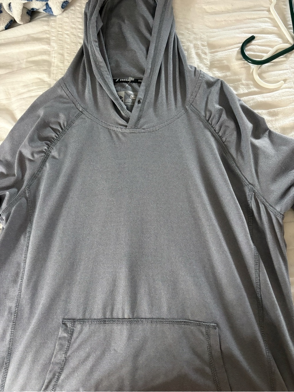RBX Gray Performance Hooded Top